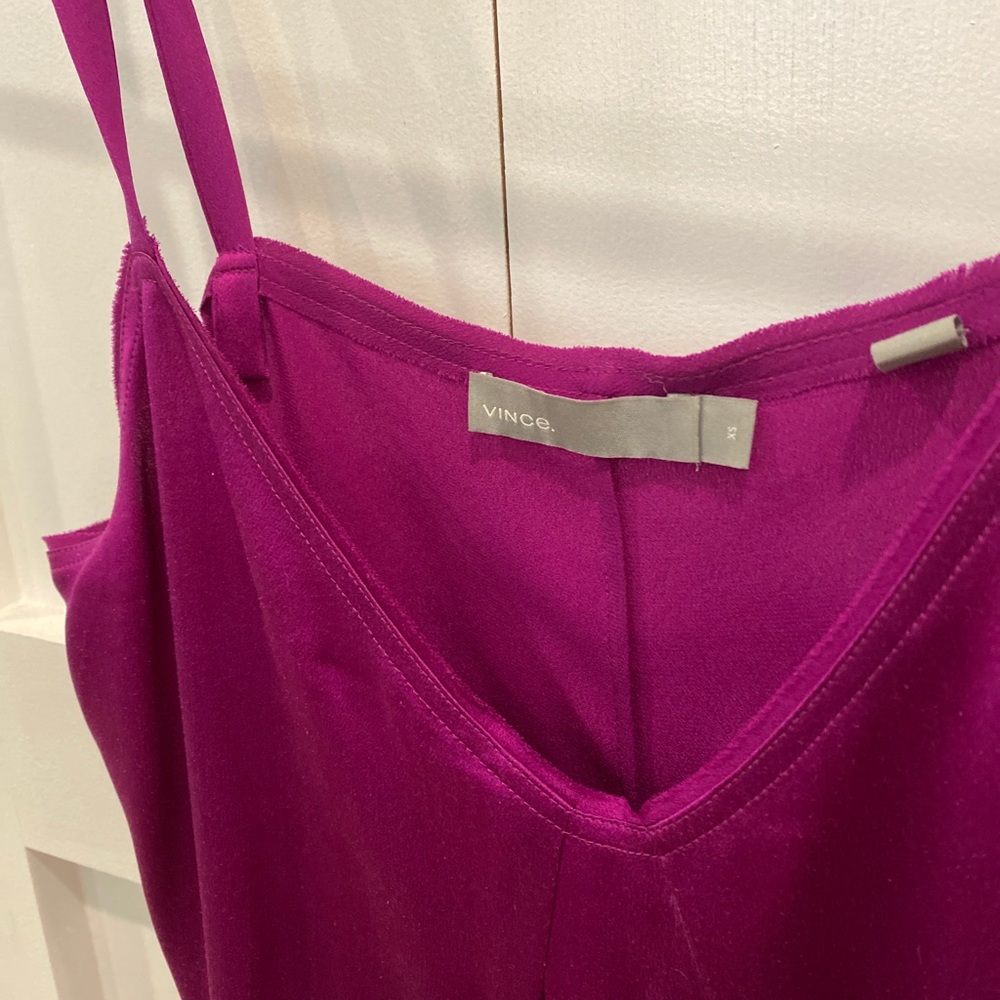 Vince 100% silk tank